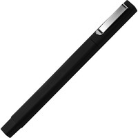 Ручка шариковая черная из пластика пластиковая QUADRO SOFT