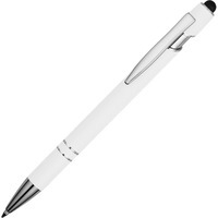Ручка-стилус металлическая шариковая SWAY soft-touch, синие чернила, d0,9 х 14,6 см