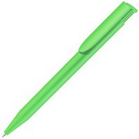 Ручка зеленая из пластика шариковая HAPPY