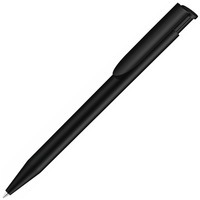 Ручка черная из пластика шариковая HAPPY