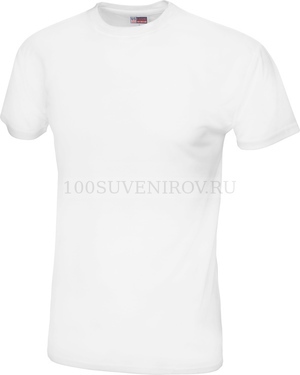 Фото Мужская футболка белая из полиэстера VERONA