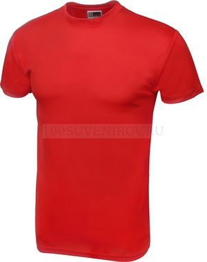 Фото Спортивная футболка красная из полиэстера VERONA