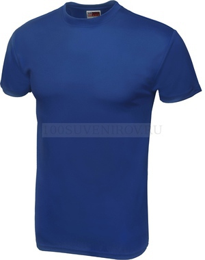 Фото Спортивная футболка синяя из полиэстера VERONA