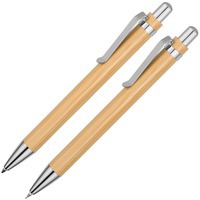 Набор металлический BAMBOO: шариковая ручка и механический карандаш
