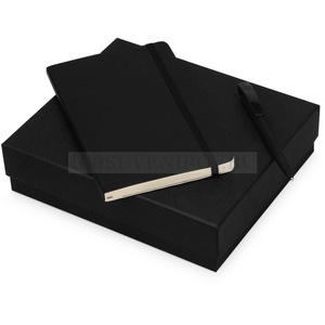 Фото Подарочный набор Moleskine Amelie с блокнотом А5 Soft и ручкой (черный)