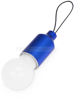 Фото Синий брелок из пластика с мини-лампой PINHOLE