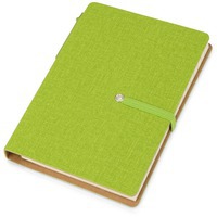 Набор зеленый из кожи стикеров WRITE AND STICK с ручкой и блокнотом