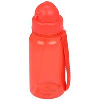 Бутылка красная для воды со складной соломинкой KIDZ