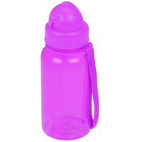 Бутылка фиолетовая для воды со складной соломинкой KIDZ