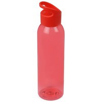Бутылка красная из пластика для воды PLAIN