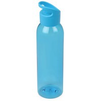 Бутылка голубая из пластика для воды PLAIN