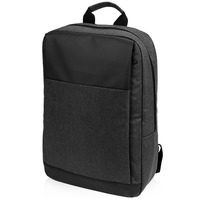 Рюкзак темно-серый из полиэстера с отделением для ноутбука DISTRICT