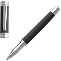Фирменная ручка роллер Zoom Soft Taupe премиального бренда в подарочной коробке. d1,32 х 13,5 см  от модного бренда Cerruti 1881