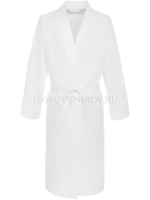 Фото Гостиничный халат белый из хлопка FOR ROOMS, размер L