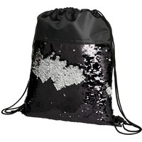 Рюкзак-мешок Mermaid с пайетками, черный
