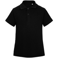 Рубашка поло детская черная VIRMA KIDS, 6 лет 106