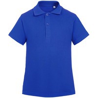 Рубашка поло детская ярко-синяя VIRMA KIDS, 6 лет 106