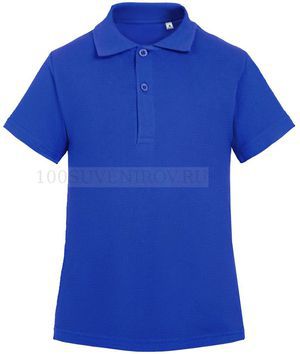 Фото Детская рубашка поло ярко-синяя VIRMA KIDS, 6 лет 106
