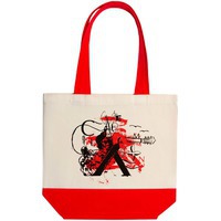 Фотка Холщовая сумка Carmen and Сarwoman, красная