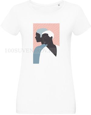 Фото Женская футболка белая "ПАРА", размер S