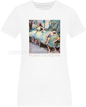 Фото Женская футболка белая "РАЗВАЛ-СХОЖДЕНИЕ", размер S