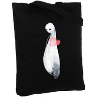 Фотография Холщовая сумка Ghost of Love, черная от знаменитого бренда Соль