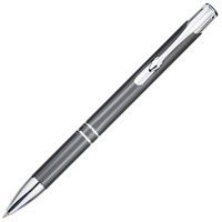 Ручка металлическая шариковая Moneta, черные чернила, d 1 x 14 см под гравировку и  тампопечать