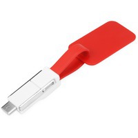 Зарядный кабель Charge-it 3 в 1, красный/белый
