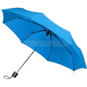 Фото Складной зонт голубой из стали COLUMBUS
