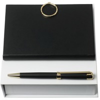 Картинка Подарочный набор Boucle Noir: ручка шариковая, блокнот А6, мировой бренд Nina Ricci