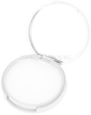 Фото Белый бальзам из пластика для губ с зеркальцем JOLLY