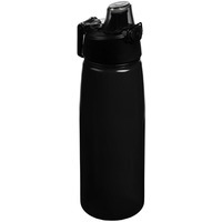 Бутылка спортивная черная из пластика RALLY