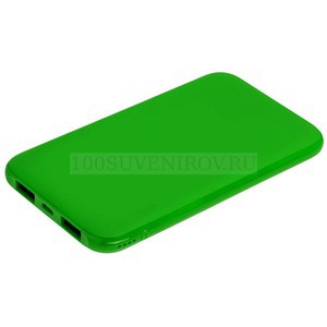 Фото Внешний аккумулятор ярко-зеленый из пластика UNISCEND HALF DAY COMPACT 5000 мAч, темно-зеленый