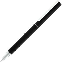Ручка шариковая черная из металла BLADE SOFT TOUCH