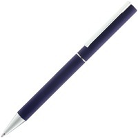 Ручка шариковая синяя из металла BLADE SOFT TOUCH