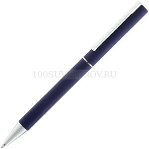 Фото Шариковая ручка синяя из металла BLADE SOFT TOUCH