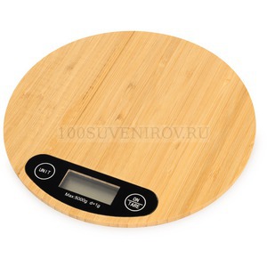 Фото Бамбуковые кухонные весы Scale (натуральный)