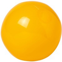 Надувной пляжный непрозрачный мяч БАГАМЫ под тампопечать, d25 см , желтый