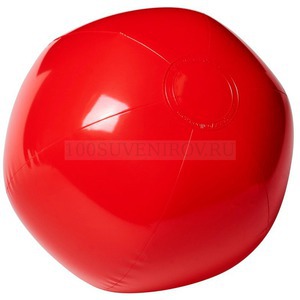 Фото Надувной пляжный непрозрачный мяч БАГАМЫ под тампопечать, d25 см  (красный)