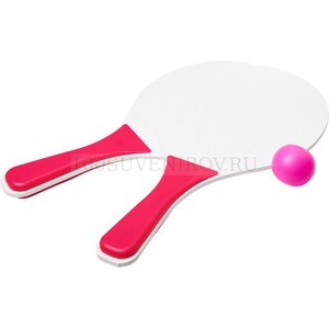 Фото Пляжные ракетки для пинг-понга с шариком (светло розовый)