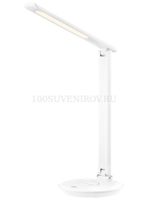 Фото Настольная лампа с беспроводной зарядкой LED FAROS «Rombica» (белый)