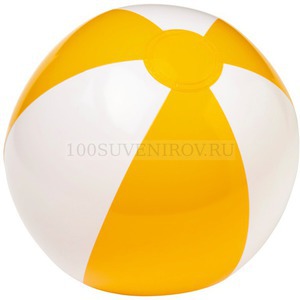 Фото Пляжный мяч Palma, d25 см  (желтый, белый)