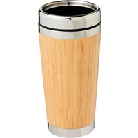 Термостакан BAMBUS из нержавеющей стали с бамбуковой отделкой, 450 мл., d8,3 x 17,6 см