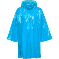 Непромокаемый женский дождевик-плащ CloudTime, голубой