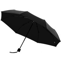 Фото Зонт складной с защитой от УФ-лучей Sunbrella, черный Molti