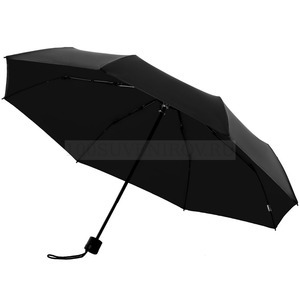 Фото Зонт складной с защитой от УФ-лучей Sunbrella, черный «Molti»