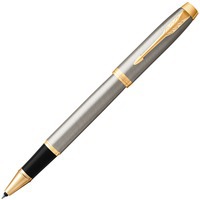 Красивая ручка роллер Parker IM Core Brushed Metal GT
