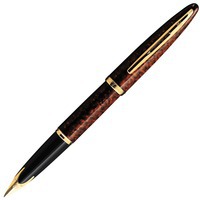 Ручка шариковая перьевая Carene Amber GT F