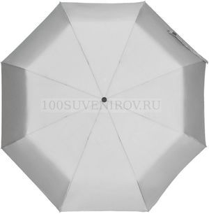 Фото Зонт складной Manifest со светоотражающим куполом, серый «Molti»