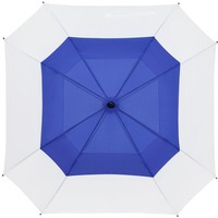 Изображение Квадратный зонт-трость Octagon, синий с белым в каталоге Molti
